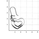 گوشواره قلب ۱۷۴۷ - تصویر 3